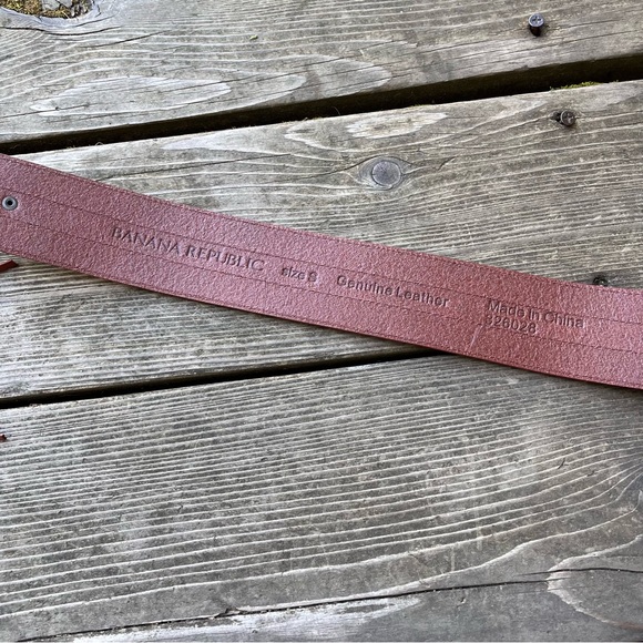 Banana Republic Brown Leather Tie Belt NWT Sz S - Picture 2 of 15
